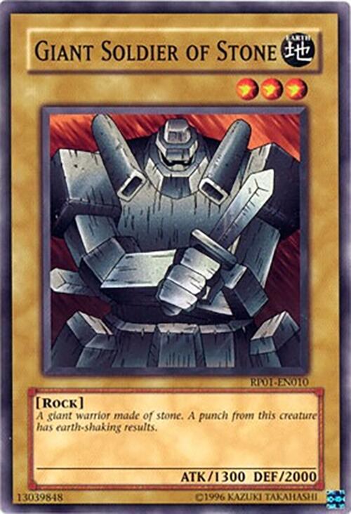 Giant Soldier of Stone RP01-EN010 card from Retro Pack
