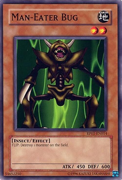 Man-Eater Bug RP01-EN014 card from Retro Pack