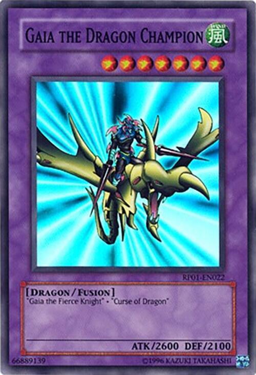 Gaia the Dragon Champion RP01-EN022 card from Retro Pack