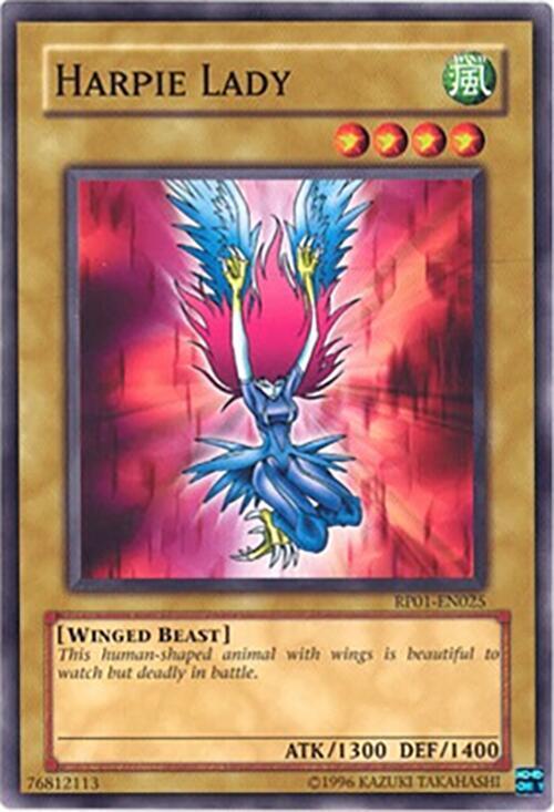 Harpie Lady RP01-EN025 card from Retro Pack