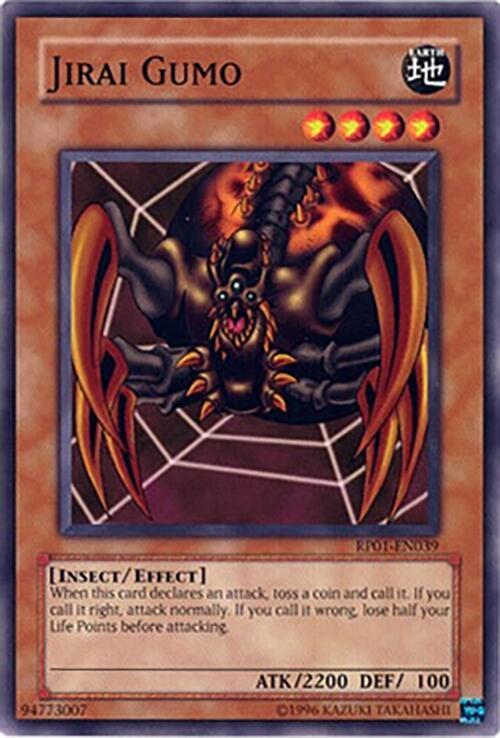 Jirai Gumo RP01-EN039 card from Retro Pack