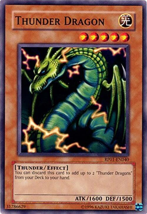 Thunder Dragon RP01-EN040 card from Retro Pack