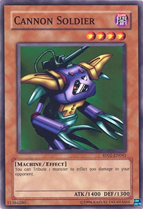 Cannon Soldier RP01-EN041 card from Retro Pack