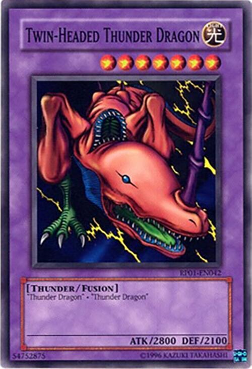 Twin-Headed Thunder Dragon RP01-EN042 card from Retro Pack