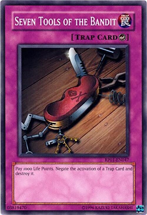 Seven Tools of the Bandit RP01-EN047 card from Retro Pack