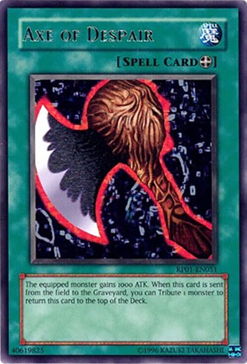 Axe of Despair RP01-EN051 card from Retro Pack