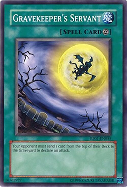 Gravekeeper's Servant RP01-EN055 card from Retro Pack