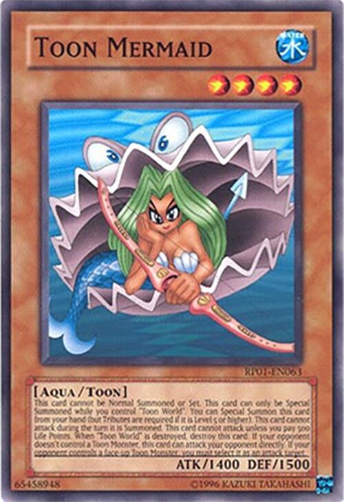Toon Mermaid RP01-EN063 card from Retro Pack