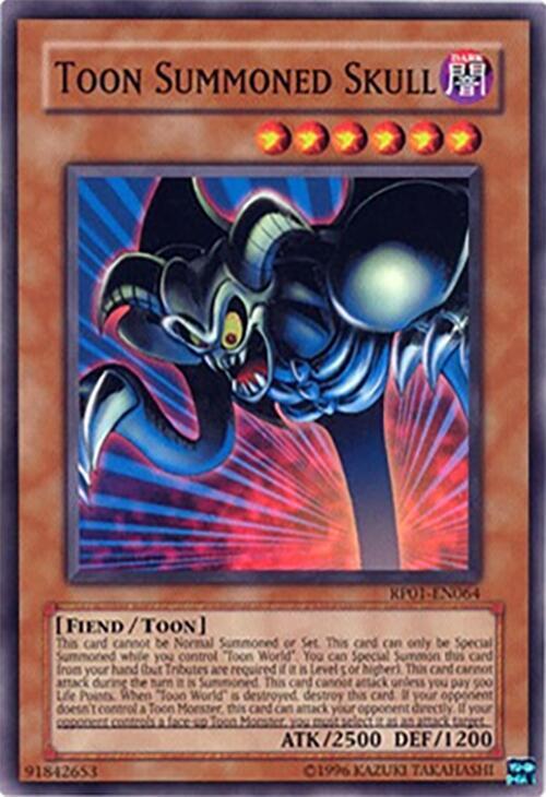 Toon Summoned Skull RP01-EN064 card from Retro Pack