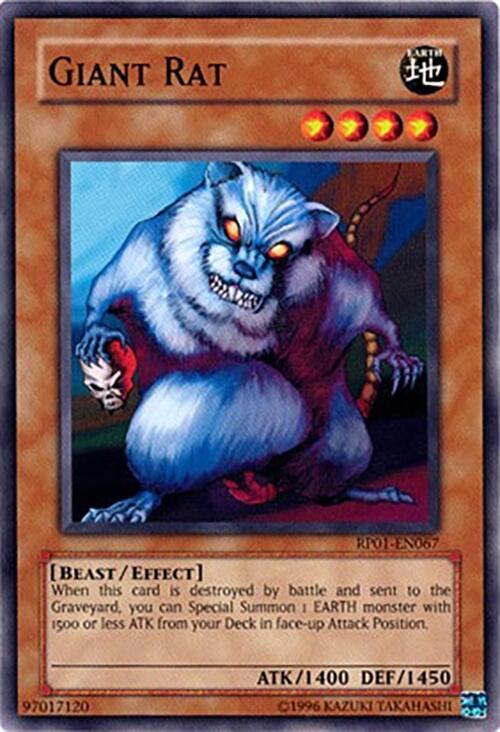 Giant Rat RP01-EN067 card from Retro Pack