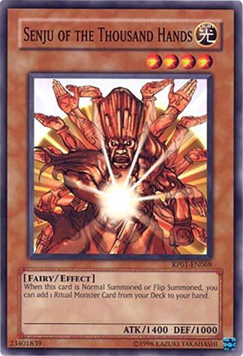 Senju of the Thousand Hands RP01-EN068 card from Retro Pack