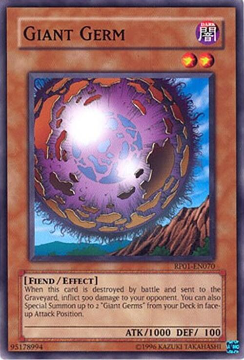Giant Germ RP01-EN070 card from Retro Pack