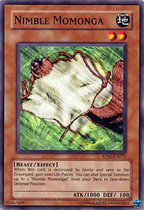 Nimble Momonga RP01-EN071 card from Retro Pack