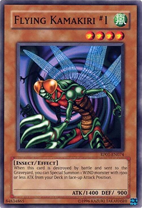 Flying Kamakiri #1 RP01-EN074 card from Retro Pack