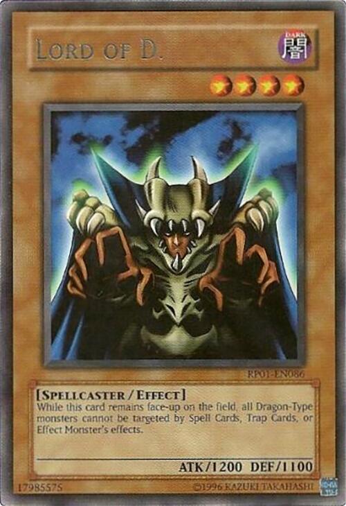 Lord of D. RP01-EN086 card from Retro Pack