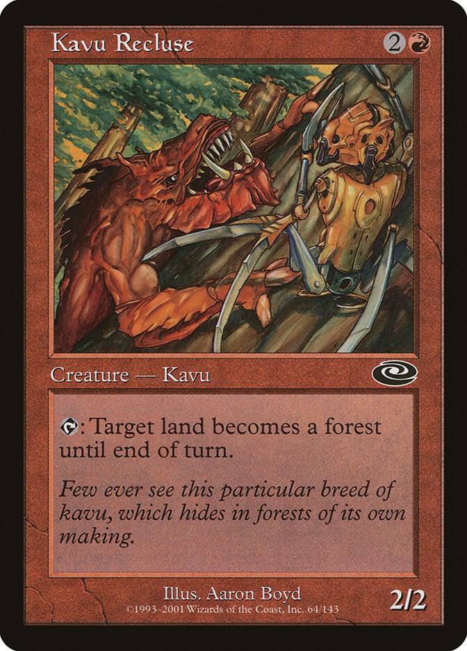 Kavu Recluse 64 card from Planeshift
