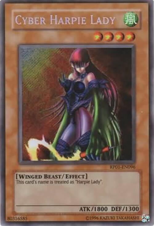 Cyber Harpie Lady RP01-EN096 card from Retro Pack