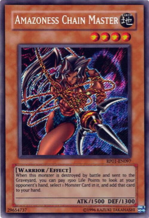 Amazoness Chain Master RP01-EN097 card from Retro Pack
