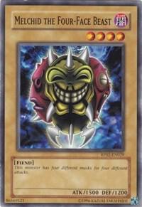 Melchid the Four-Face Beast RP02-EN029 card from Retro Pack 2