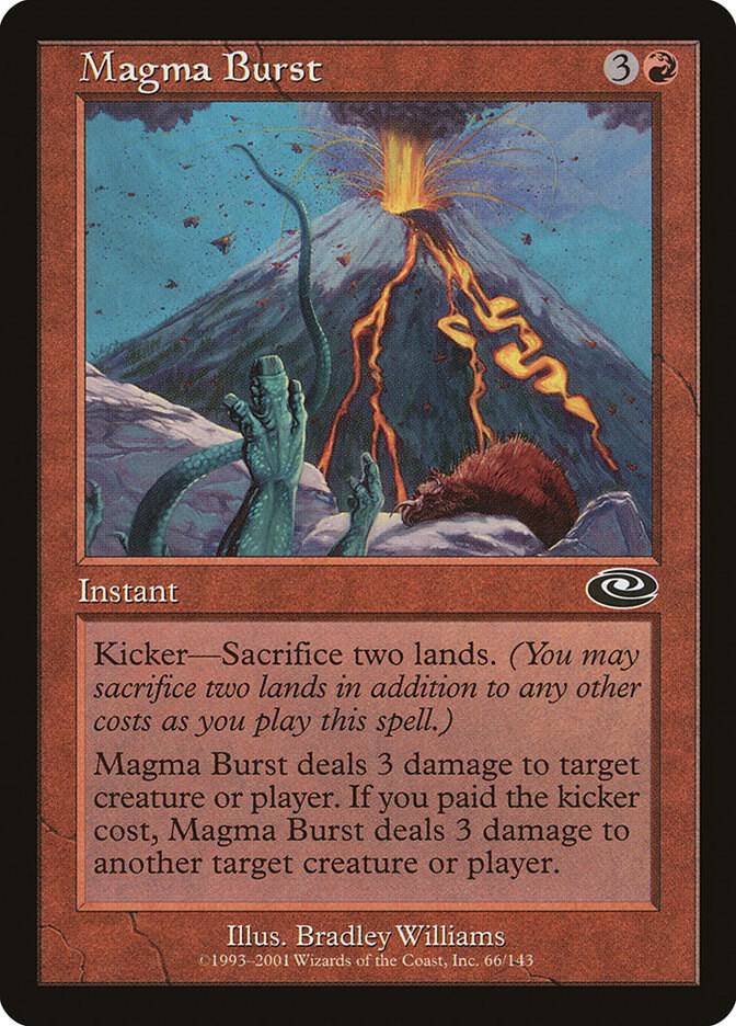 Magma Burst 66 card from Planeshift