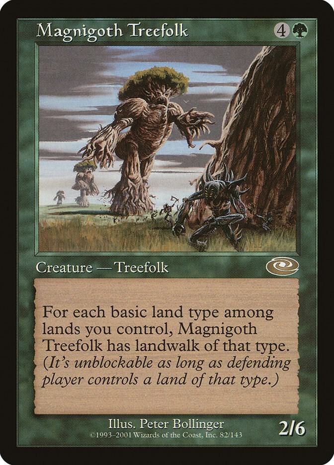 Magnigoth Treefolk 82 card from Planeshift