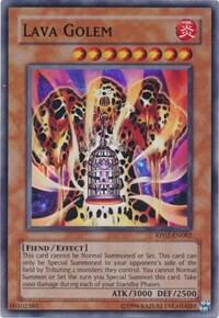 Lava Golem RP02-EN082 card from Retro Pack 2
