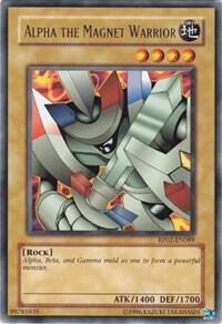 Alpha The Magnet Warrior RP02-EN089 card from Retro Pack 2