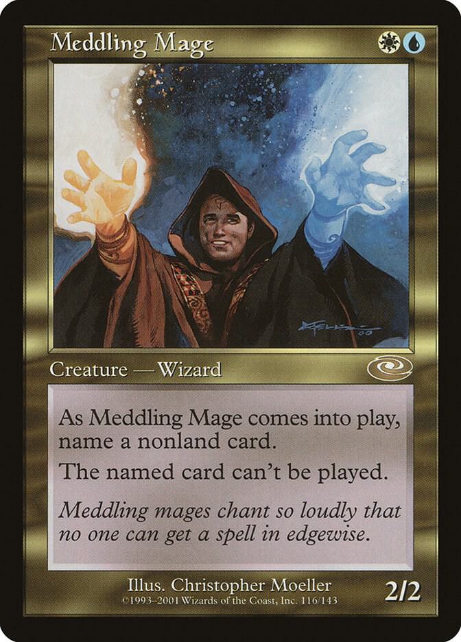 Meddling Mage 116 card from Planeshift