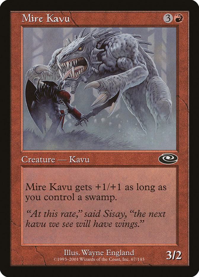 Mire Kavu 67 card from Planeshift