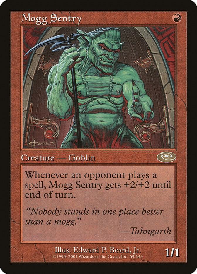 Mogg Sentry 69 card from Planeshift