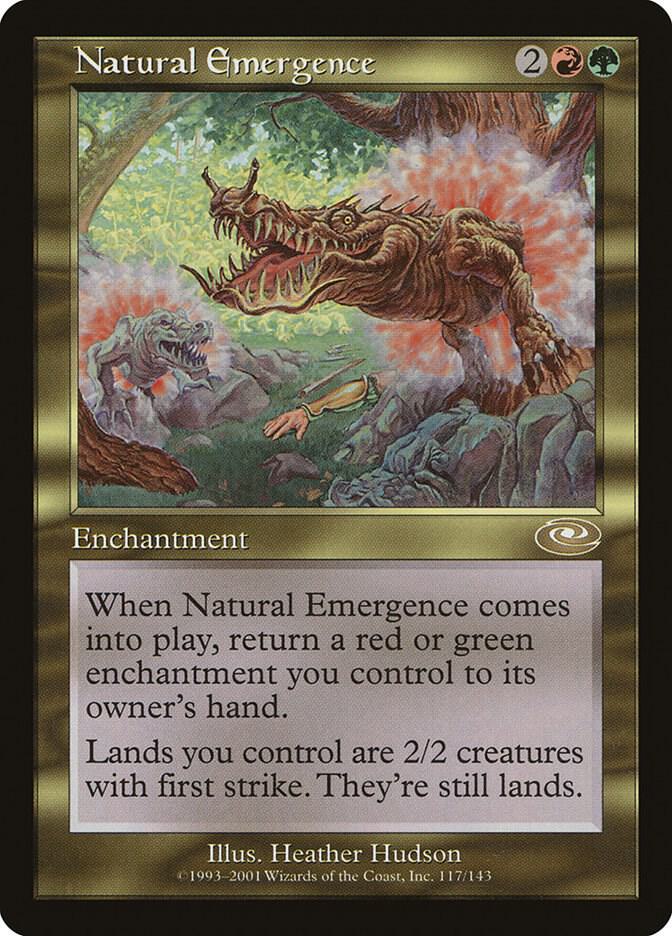 Natural Emergence 117 card from Planeshift