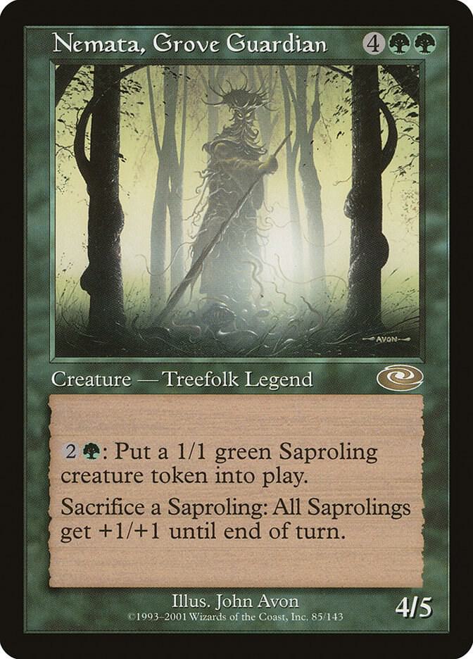 Nemata, Grove Guardian 85 card from Planeshift