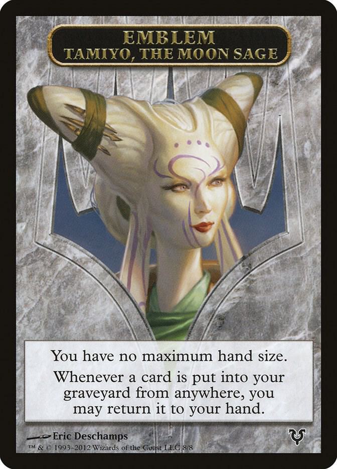 Emblem - Tamiyo, the Moon Sage 8 card from Avacyn Restored