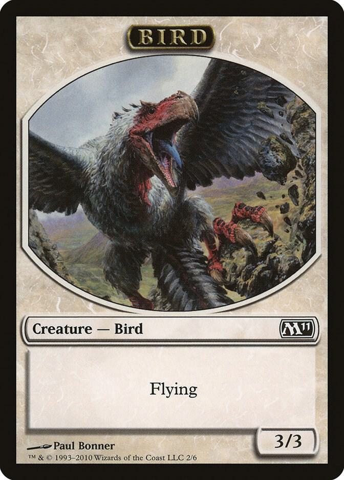 Bird Token 2 card from Magic 2011 (M11)