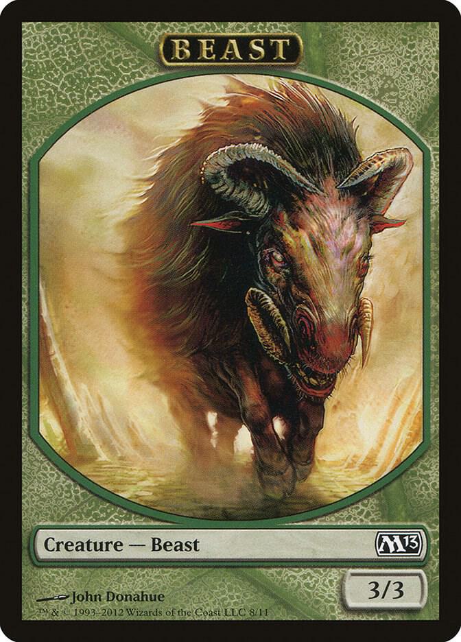 Beast Token 8 card from Magic 2013 (M13)
