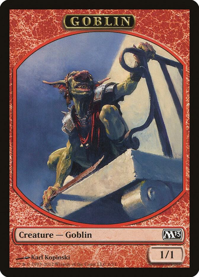 Goblin Token 6 card from Magic 2013 (M13)