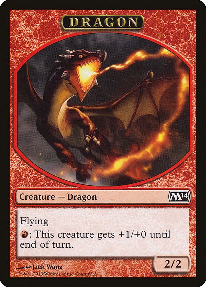 Dragon Token 6 card from Magic 2014 (M14)