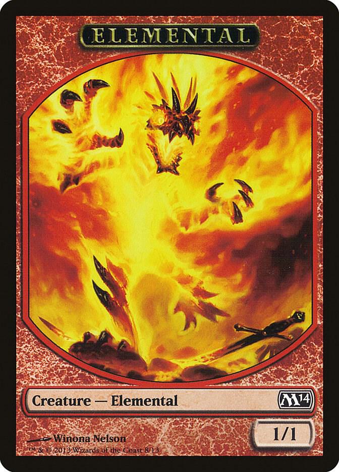 Elemental Token 8 card from Magic 2014 (M14)