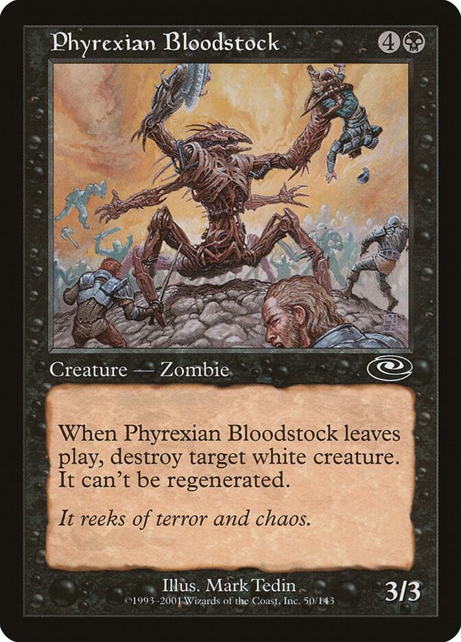 Phyrexian Bloodstock 50 card from Planeshift