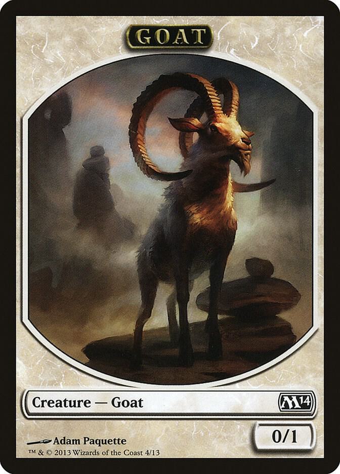 Goat Token 4 card from Magic 2014 (M14)
