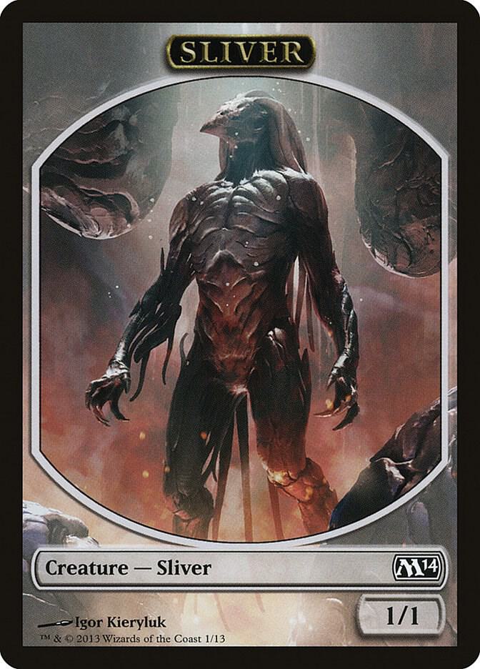 Sliver Token 1 card from Magic 2014 (M14)