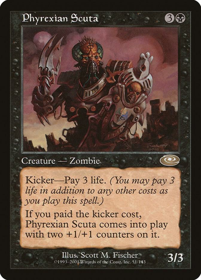 Phyrexian Scuta 51 card from Planeshift