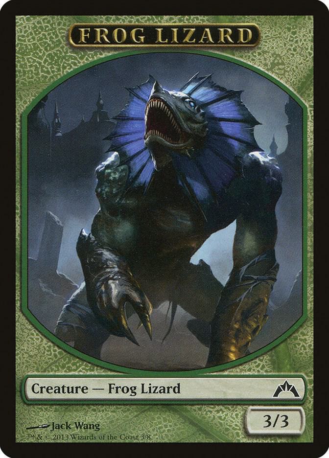 Frog Lizard Token 3 card from Gatecrash