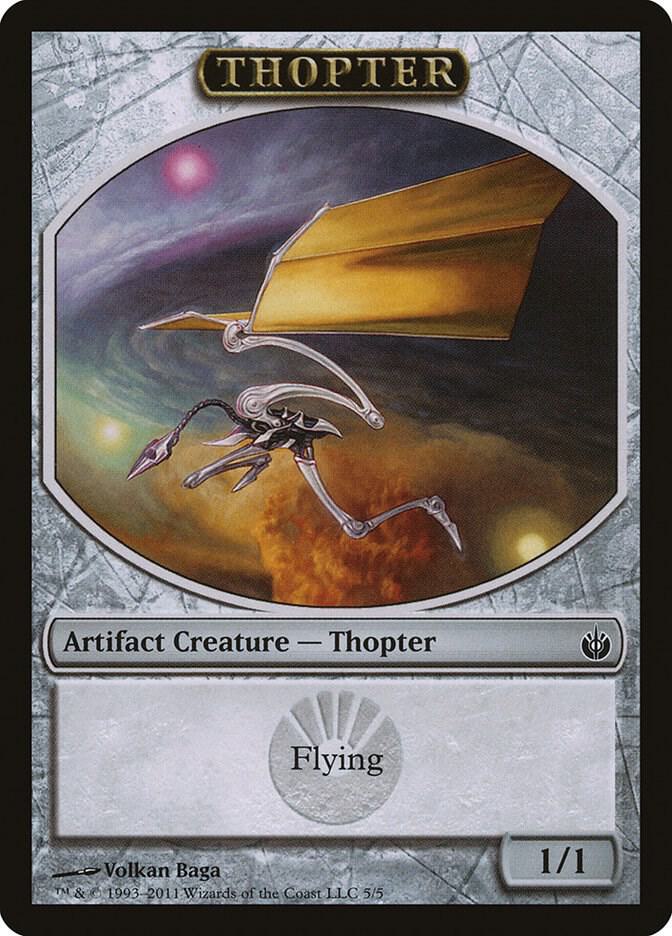 Thopter Token 5 card from Mirrodin Besieged