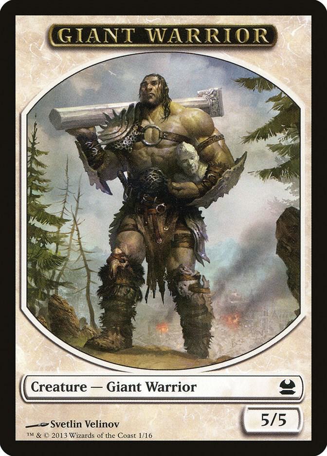 Giant Warrior Token 1 card from Modern Masters