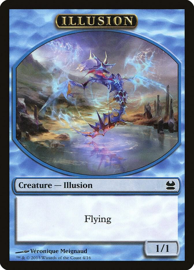 Illusion Token 4 card from Modern Masters