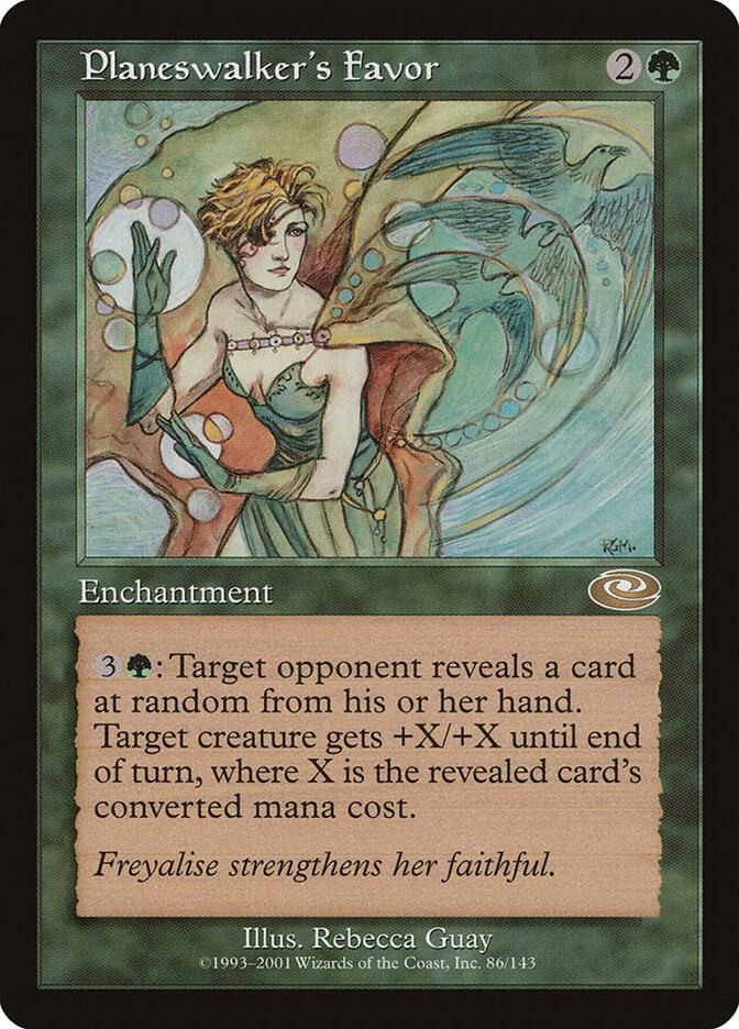 Planeswalker's Favor 86 card from Planeshift