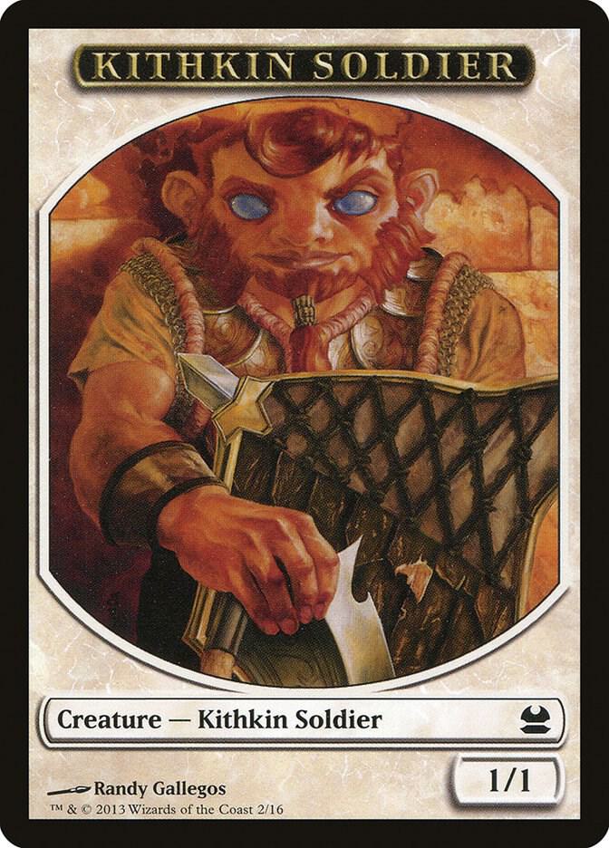Kithkin Soldier Token 2 card from Modern Masters