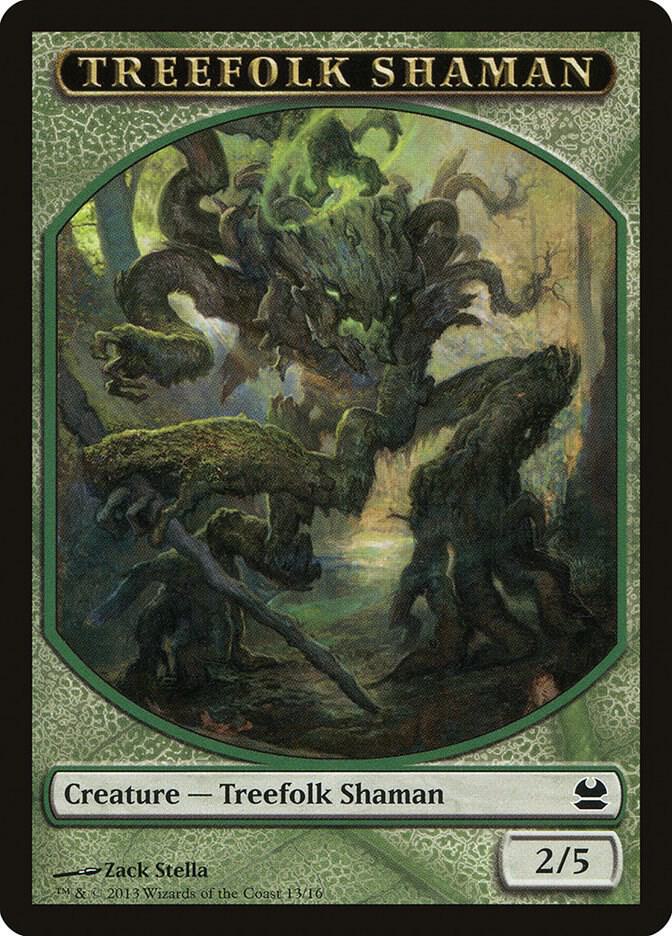 Treefolk Shaman Token 13 card from Modern Masters