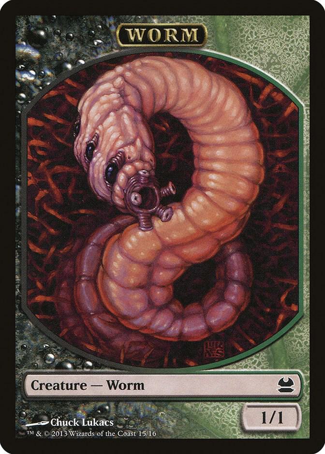 Worm Token 15 card from Modern Masters